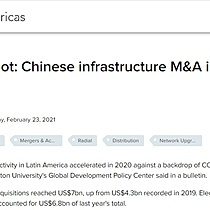 Snapshot: Chinese infrastructure M&A in LatAm